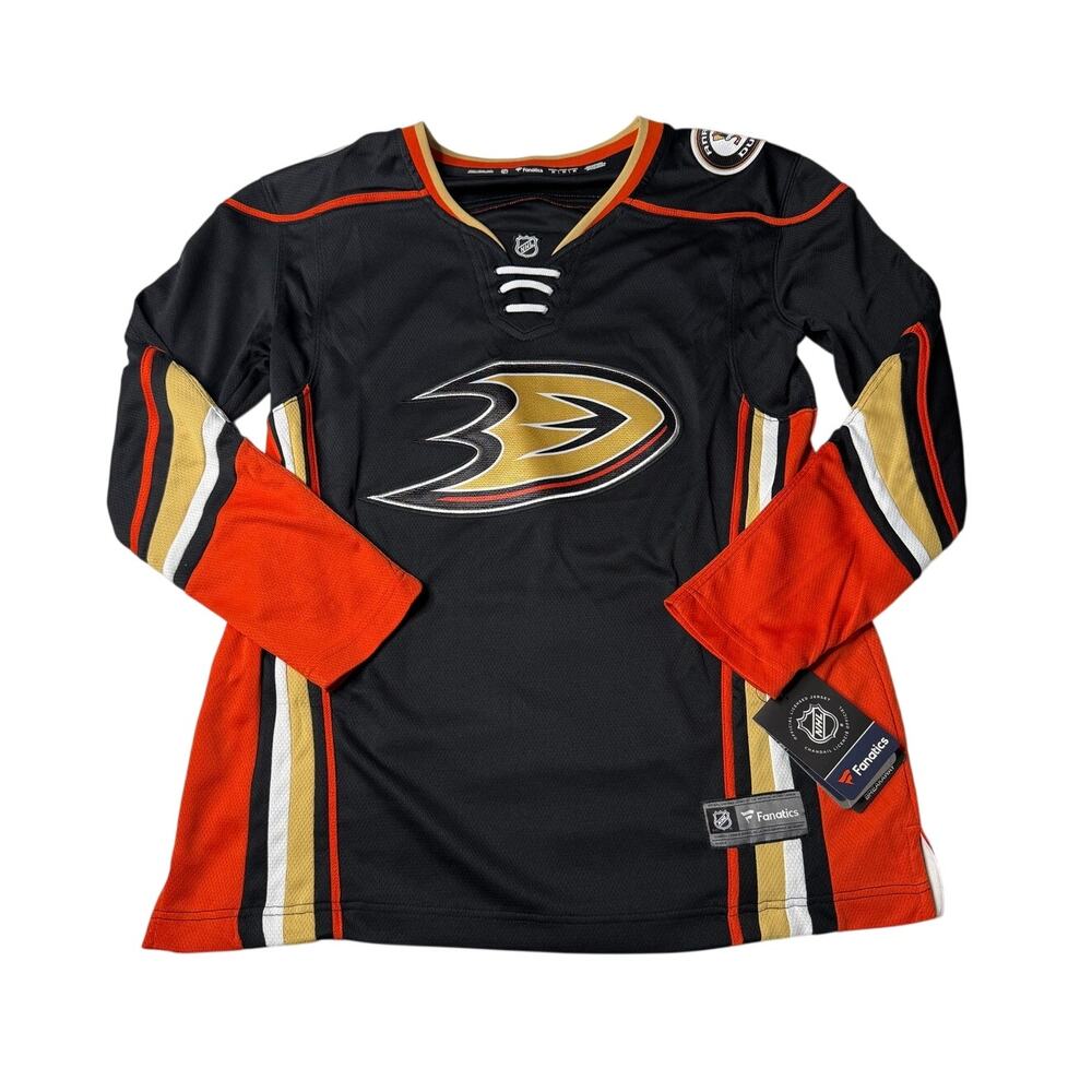 Anaheim Ducks Fanatics NHL Hockey Jersey Women’s Medium NWT